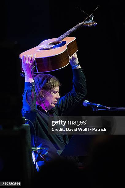 Thurston Moore opens for Dinosaur Jr. At Elysee Montmartre on October 31, 2016 in Paris, France.