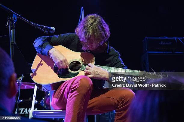 Thurston Moore opens for Dinosaur Jr. At Elysee Montmartre on October 31, 2016 in Paris, France.
