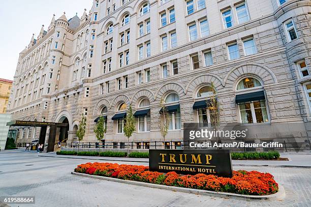 General view of the Trump International Hotel Washington, D.C. At the Old Post Office on October 30, 2016 in Washington D.C., Washington D.C..