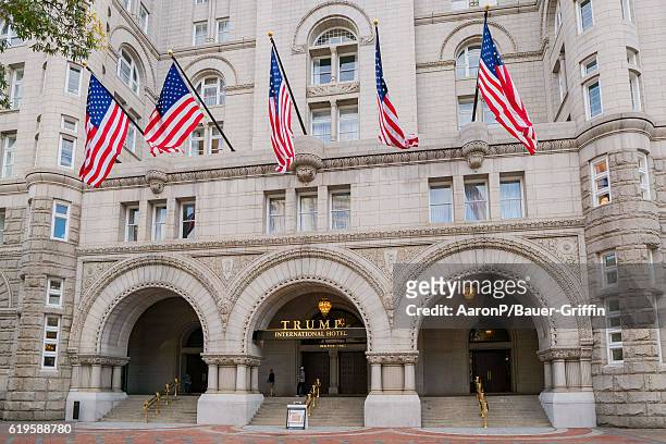 General view of the Trump International Hotel Washington, D.C. At the Old Post Office on October 30, 2016 in Washington D.C., Washington D.C..