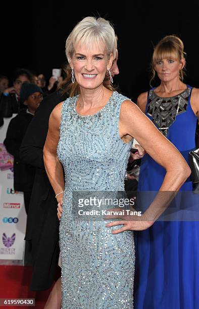 Judy Murray attends the Pride Of Britain Awards at The Grosvenor House Hotel on October 31, 2016 in London, England.