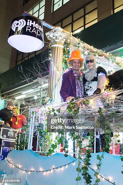 Alex Carr and Grand Marshal Elvis Duran attend the 43rd Annual Village Halloween Parade on October 31, 2016 in New York City.