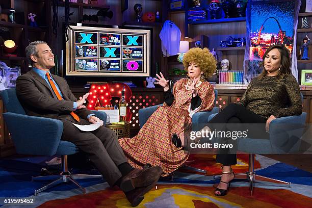 Pictured : Andy Cohen, Rachel Dratch and Kelly Dodd --