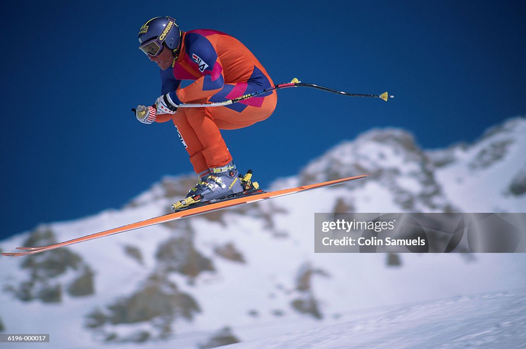 Skier Jumping