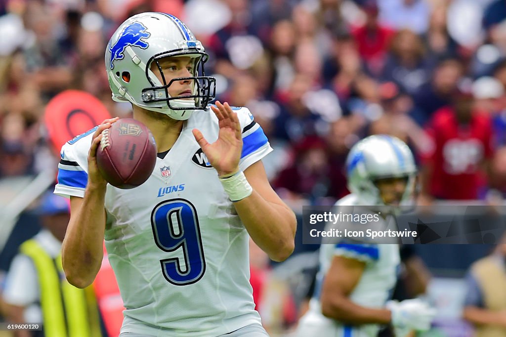 NFL: OCT 30 Lions at Texans