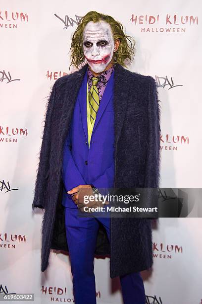 Lewis Hamilton attends Heidi Klum's 17th Annual Halloween party at Vandal on October 31, 2016 in New York City.