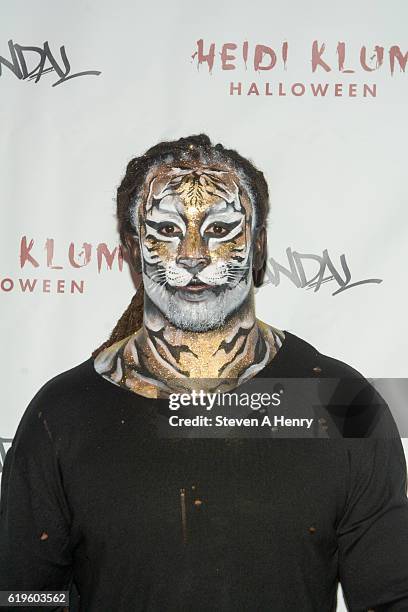 Kelvin Sheppard attends Heidi Klum's 17th Annual Halloween Party at Vandal on October 31, 2016 in New York City.