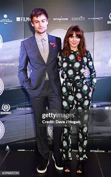 Douglas Booth and Ophelia Lovibond announce the 2016 British Independent Film Awards nominations at The London EDITION on November 1, 2016 in London,...