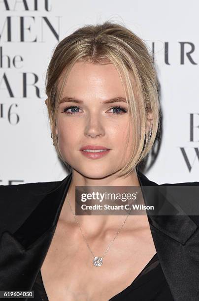 Gabriella Wilde ttends Harper's Bazaar Women Of The Year Awards at Claridge's Hotel on October 31, 2016 in London, England.