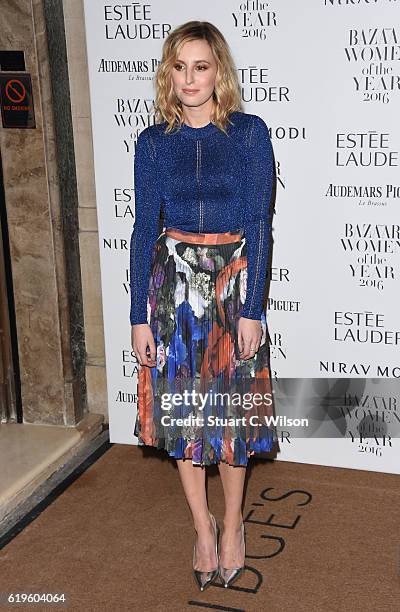 Laura Carmichael attends Harper's Bazaar Women Of The Year Awards at Claridge's Hotel on October 31, 2016 in London, England.