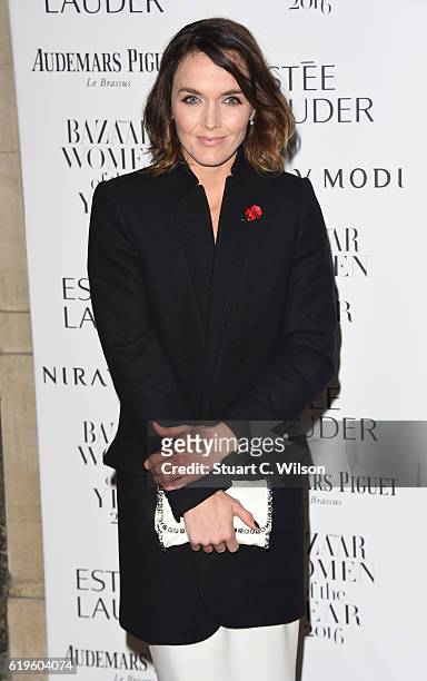 Victoria Pendleton attends Harper's Bazaar Women Of The Year Awards at Claridge's Hotel on October 31, 2016 in London, England.