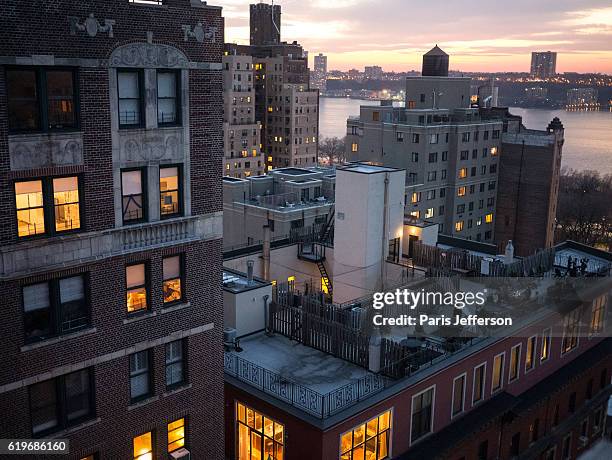 upper west side - new york apartment window outside stock pictures, royalty-free photos & images