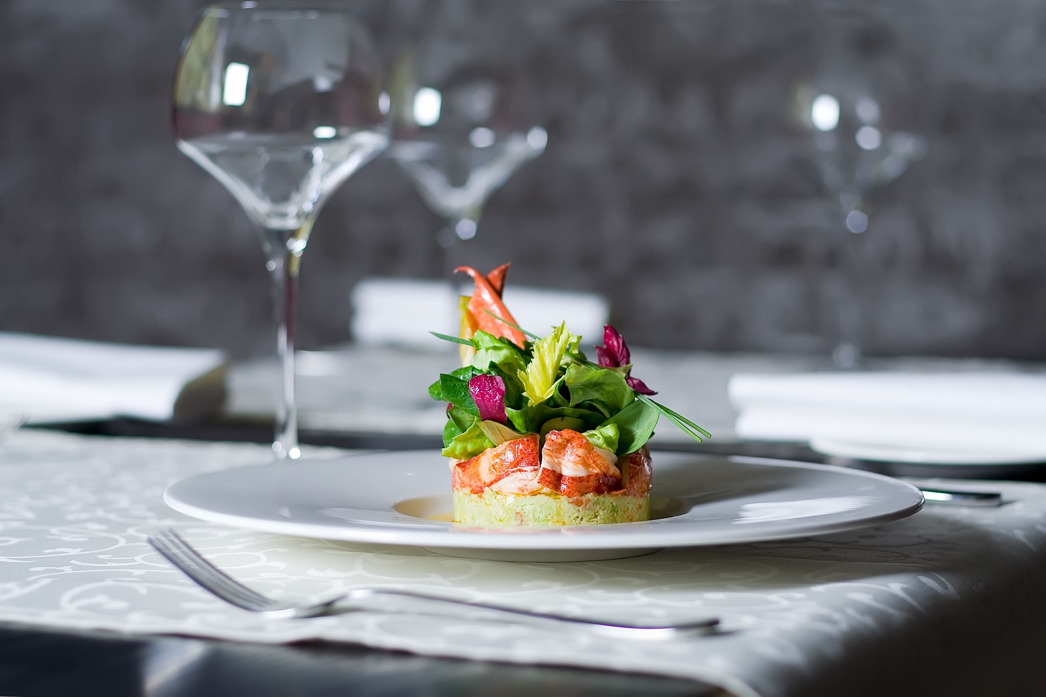 gourmet wedding dish