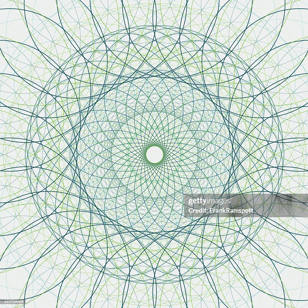 Growth Concentric Circle Vector Graphic