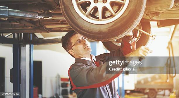 car service. - shock absorber stock pictures, royalty-free photos & images