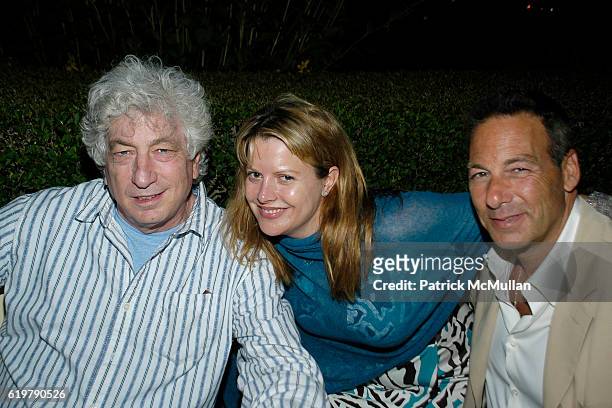 Avi Lerner, Heidi Jo Markel and Henry Winterstern attend After Party Dinner For First Look Studios KING OF CALIFORNIA at Home of Suzanne Ircha and...