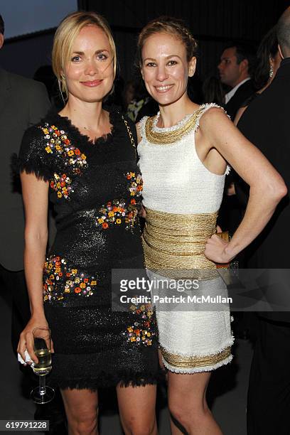 Radha Mitchell and Rebekah McCabe attend CHANEL Cruise Show L.A. - Arrivals at Santa Monica Airport on May 18, 2007 in Santa Monica, CA.