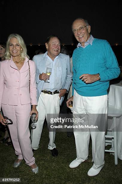 Frances Hayward, Billy Rayner and Mort Janklow attend After Party Dinner For First Look Studios KING OF CALIFORNIA at Home of Suzanne Ircha and Woody...