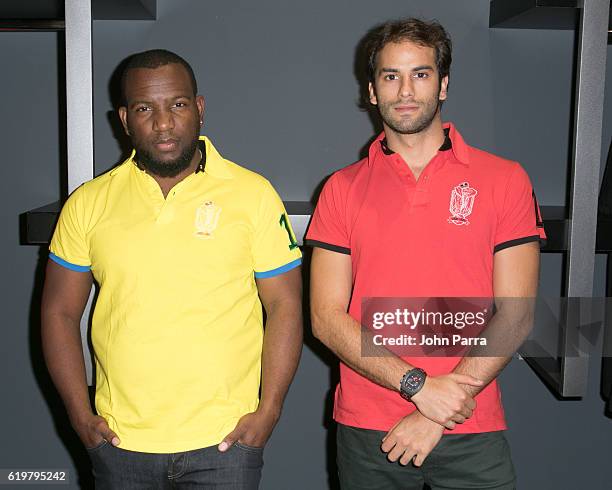 Felipe Nasr, Brazilian Formula One driver and brand ambassador for Felio Siby joins designer Dominique Siby to present the limited edition Felip Nasr...