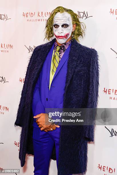 Lewis Hamilton attends Heidi Klum's 17th Annual Halloween Party - Arrivals at Vandal on October 31, 2016 in New York City.