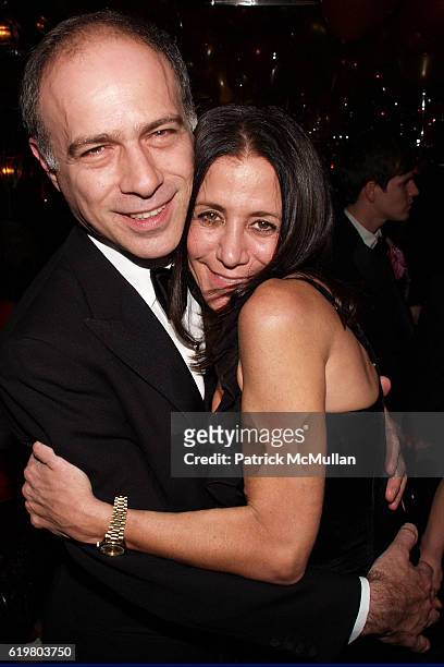 Alan Behr and Susan Traub attend GEOFFREY BRADFIELD'S Opium Party for RORIC TOBIN'S Birthday at Doubles Club on October 23, 2008 in New York City.