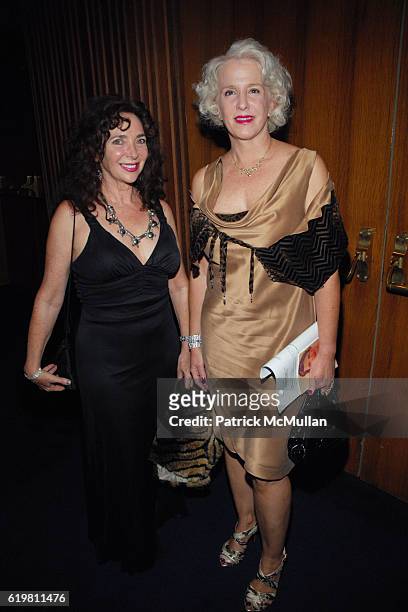 Barbara Leichter and Barbara Segal attend LACMA Costume Council hosts Glamour Girls by Patrick McMullan at LACMA on October 14, 2008 in Los Angeles,...
