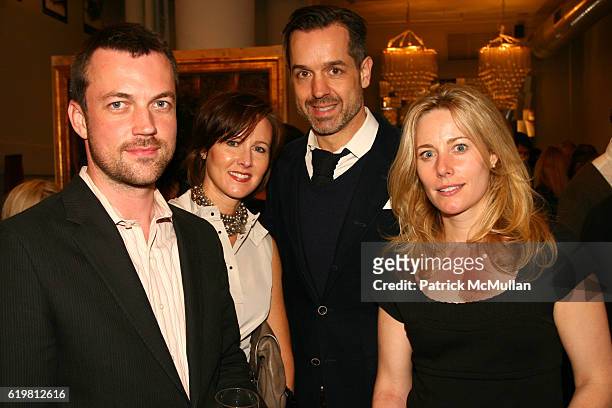 Juozas Cernius, Lisa Bowles, Steven Gambrel and Anna Dayton attend ELLE DECOR Party Hosted By Editor-in-Chief MARGARET RUSSELL For TODD MERRILL and...