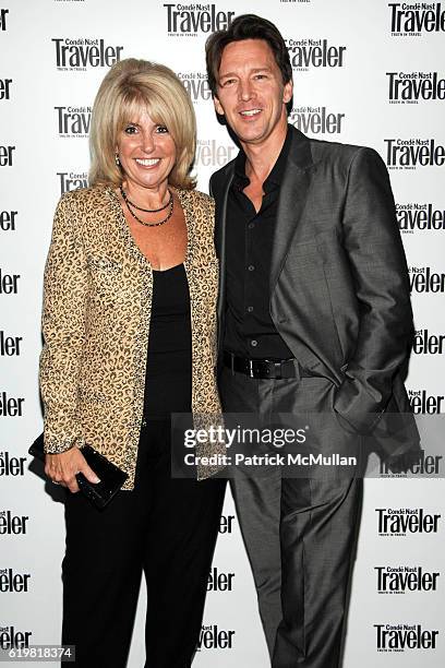 Mary Jean Tully and Andrew McCarthy attend CONDE NAST TRAVELER Hosts Acclaimed Readers' Choice Awards - Inside & Backstage at New York Public Library...