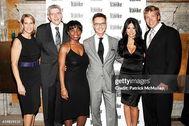 Elizabeth H. Hughes , Claude Guillaume, Olivia Brown, Bruce Himelstein, Amy Eslami and Etienne Monat attend CONDE NAST TRAVELER Hosts Acclaimed...