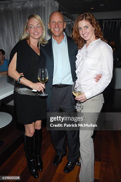 Louisette Geiss, Don Reis and Helena Beavens attend THE WALL STREET JOURNAL CELEBRATES WSJ.COM at The Huntley Hotel on October 15, 2008 in Santa...