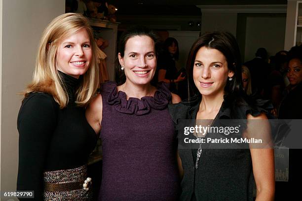 Catherine Moellering, Claudia Flemming and Jessica Seinfeld attend BEST & CO and BABY BUGGY Launch Layette Collection at Bergdorf Goodman at Bergdorf...