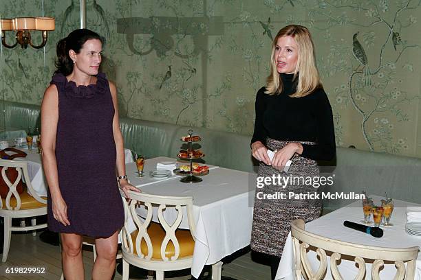 Claudia Flemming and Catherine Moellering attend BEST & CO and BABY BUGGY Launch Layette Collection at Bergdorf Goodman at Bergdorf Goodman on...