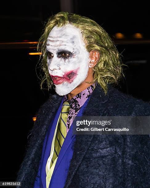 Lewis Hamilton is seen arriving at Heidi Klum's 17th Annual Halloween Party at Vandal on October 31, 2016 in New York City.