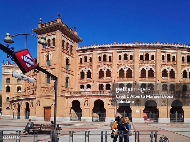 spain,madrid, las ventas bullring and underground - matador red stock pictures, royalty-free photos & images
