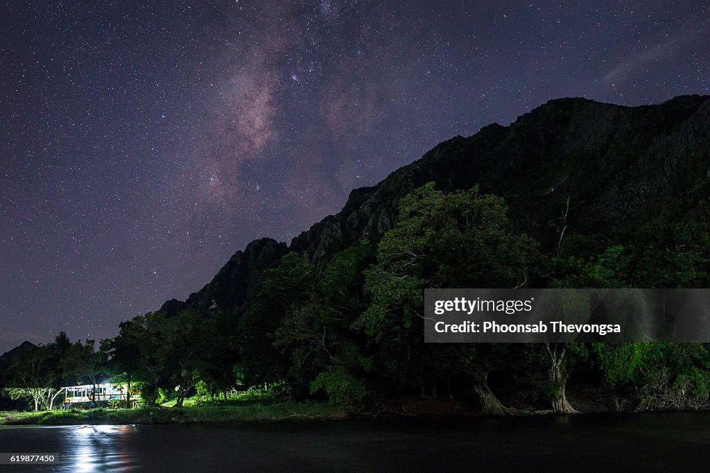 The Milky Way in Vangvieng