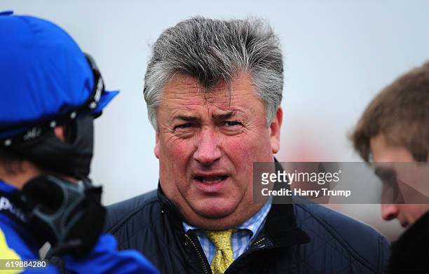 Trainer Paul Nicholls at Exeter Racecourse on November 1, 2016 in Exeter, England.