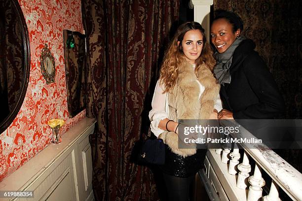 Alexia Niedzielski and Shala Monroque attend MIKE MYERS hosts ONLY MAKE BELIEVE Benefit at The Box on October 27, 2008 in New York City.