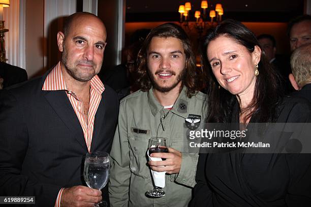 Stanley Tucci, Emile Hirsch and Julie Taymor attend New York Premiere of Magnolia Pictures, SOMETHING JUST HAPPENED at Moma/21 Club on October 1,...