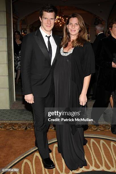 Eric Mabius and Ivy Sherman attend American Ballet Theatre 2008 Fall Season Gala at City Center/Pierre Hotel on October 21, 2008 in New York City.