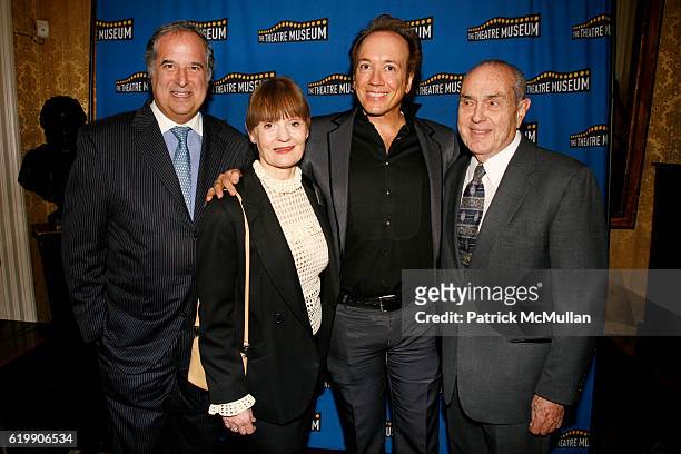 Stewart F. Lane, Helen Marie Guditis, Rick McKay and Dr. Stanley Cohen attend THE THEATRE MUSEUM Awards Gala 2008 at The Players on October 21, 2008...
