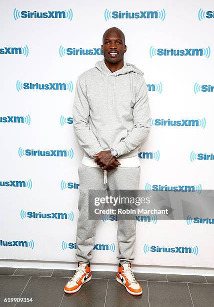 Chad Johnson visits at SiriusXM Studio on November 1, 2016 in New York City.