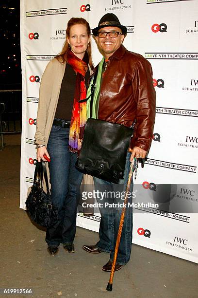 Nancy Sheppard and Joe Pantoliano attend LAByrinth THEATER COMPANY Presents 6th Annual Gala Benefit "Celebrity Charades 2008: We Will Rock You" at...
