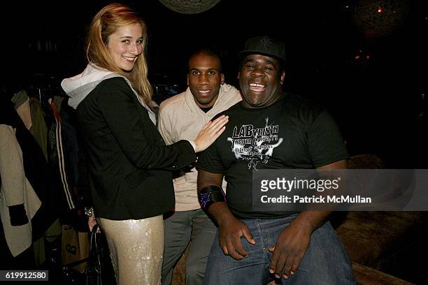 Caitlin Fitzgerald, Nyambi Nyambi and Craig "muMs" Grant attend LAByrinth THEATER COMPANY Presents 6th Annual Gala Benefit "Celebrity Charades 2008:...