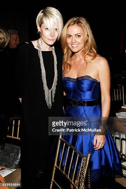 Kate Lanphear and Alexis Avery attend The Fashion Group International "NIGHT OF STARS" 2008 Gala: The Alchemists at Cipriani Wall Street on October...
