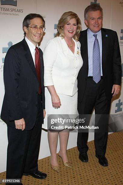 Larry Leibowitz, Sue Herrera and Duncan Niederauer attend Autism Speaks to Wall Street: 2nd Annual Celebrity Chef Gala at Cipriani Wall Street on...