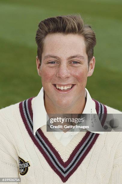 Somerset batsman Marcus Trescothick pictured at the pre season photocall ahead of the 1994 season at the County Ground in Taunton, England.