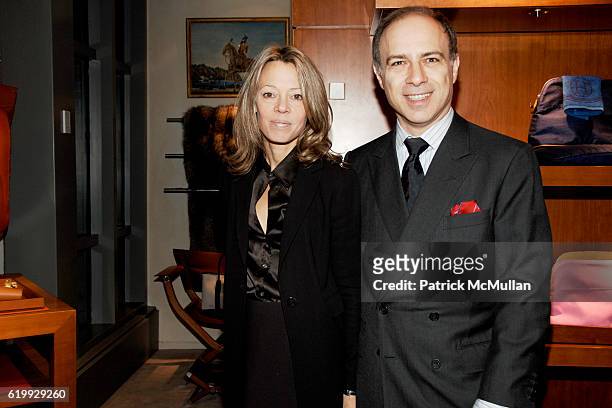 Julie Behr and Alan Behr attend THE HERMES FOUNDATION Hosts Exclusive Exhibition Preview of "Pannonica de Koenigswarter: Jazz Musicians and Their...