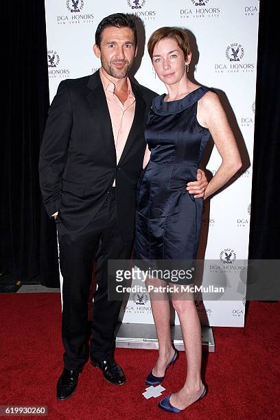 Jonathan Cake and Julianne Nicholson attend 7th Annual DIRECTOR'S GUILD of AMERICA Honors: Arrivals at DGA Theater on October 16, 2008 in New York...