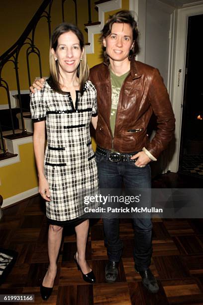 Alli Shearmur and Kimberly Peirce attend Ghetto Film School West Coast Benefit 2008 at Private Residence on October 16, 2008 in Los Angeles, Ca.