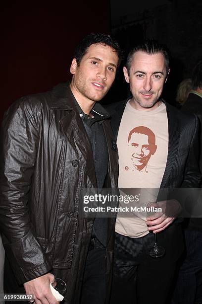 Marc Ecko and Alan Cumming attend Max Out For OBAMA at Gregory Colbert Studio on October 6, 2008 in New York City.